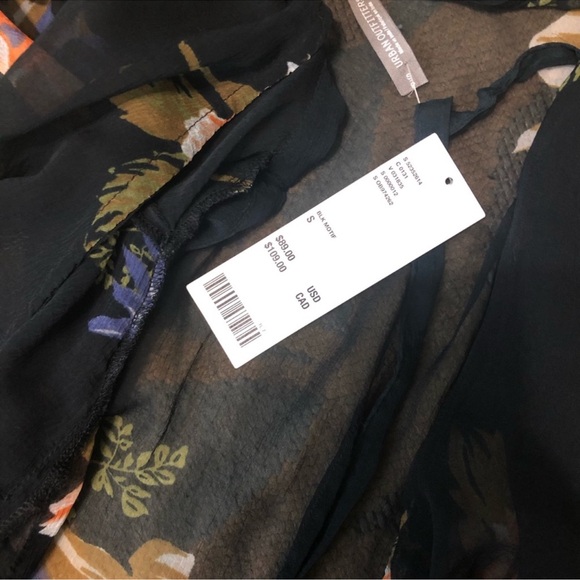 Urban Outfitters Sheer Floral Romper Lohi Maxi🐦‍⬛ - Picture 5 of 7